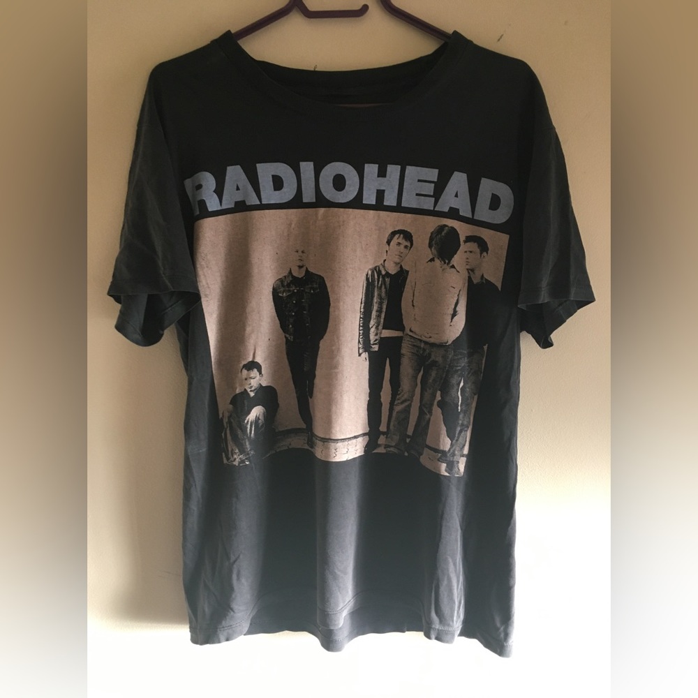 Radiohead vintage t shirt rare double stitch